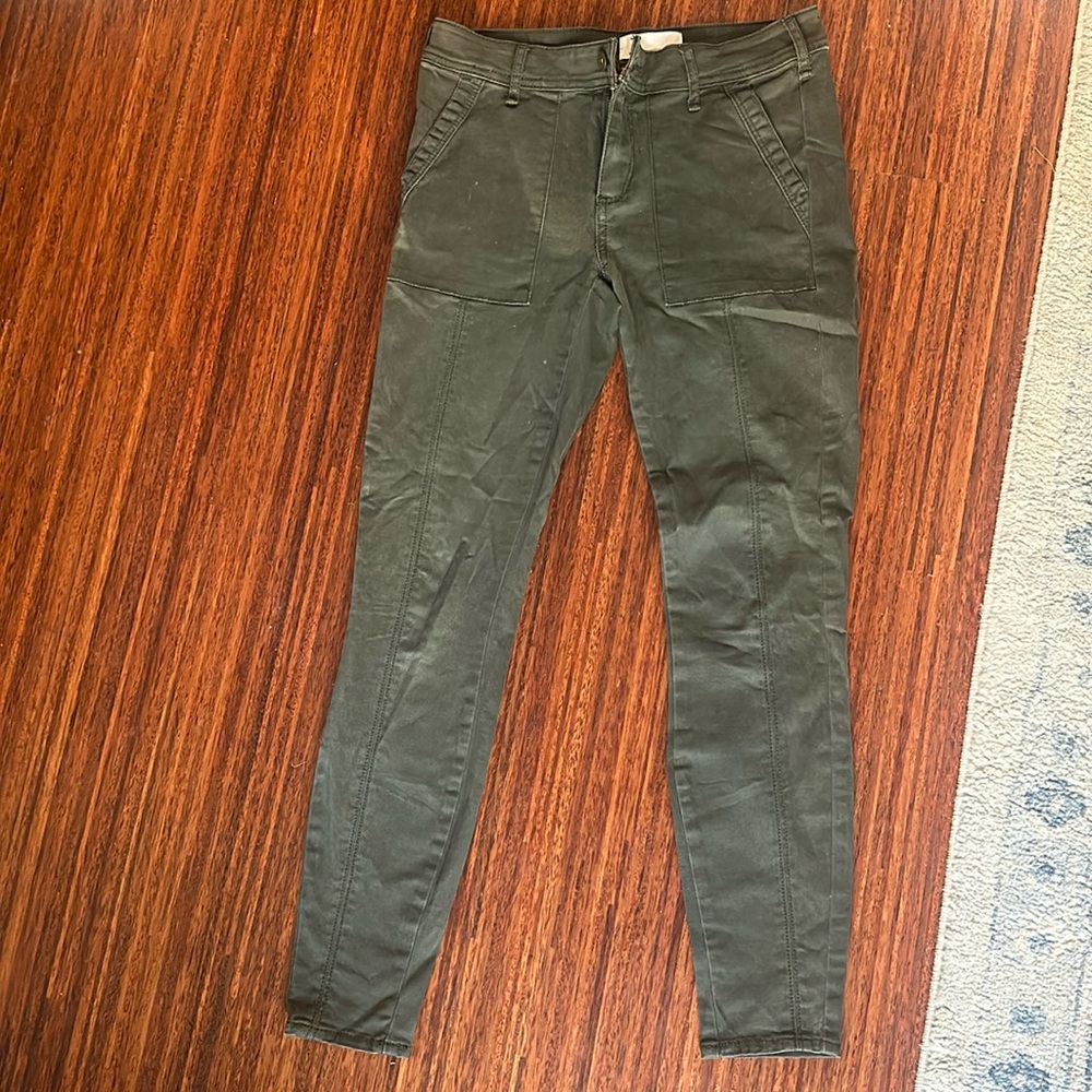 Olive green Anthropology pants